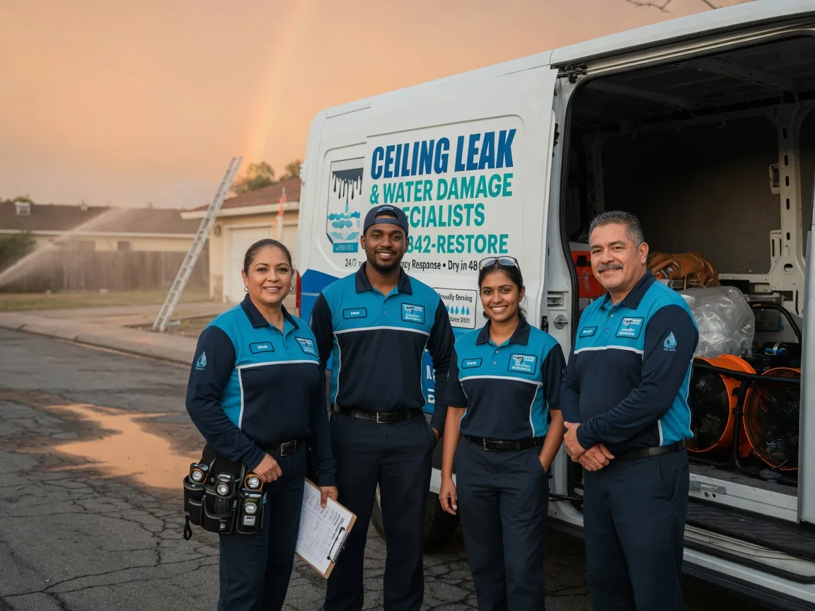 Ceiling Leak Cleanup company in Summerfield, LA