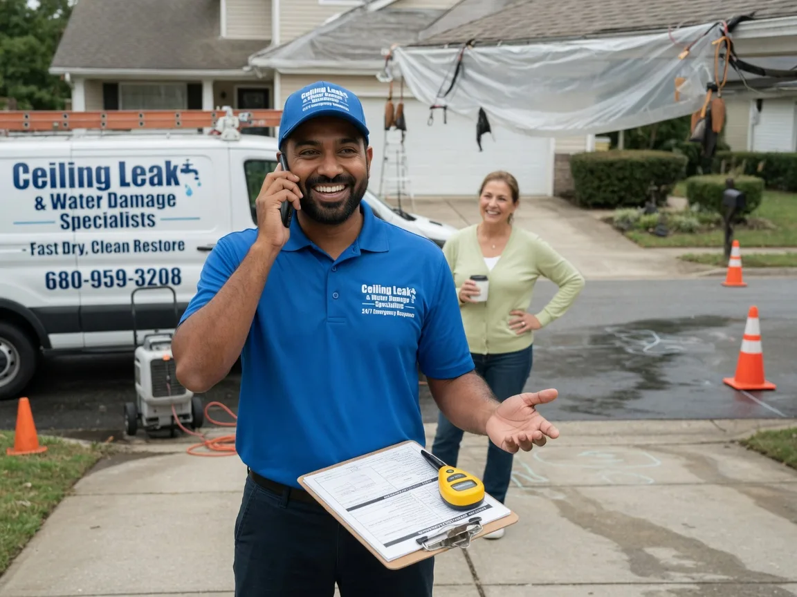 Ceiling Leak Cleanup Summerfield, LA FAQs